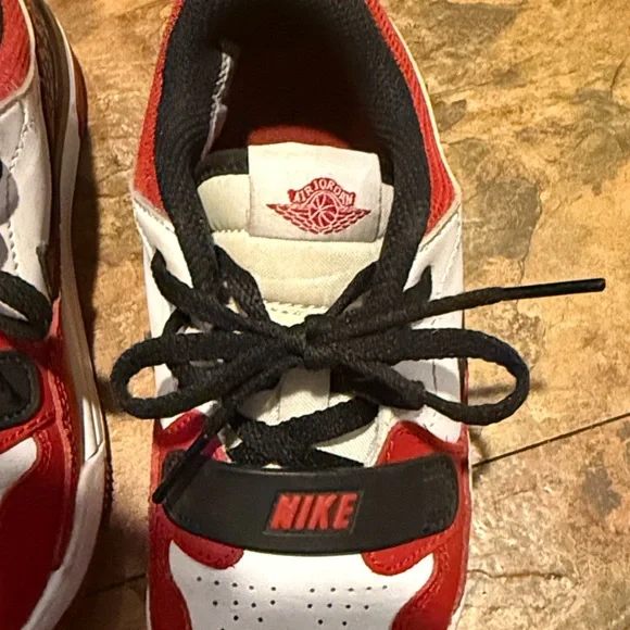 Kids Nike Air Jordan Red and White Sneakers size 11 - Picture 6 of 7